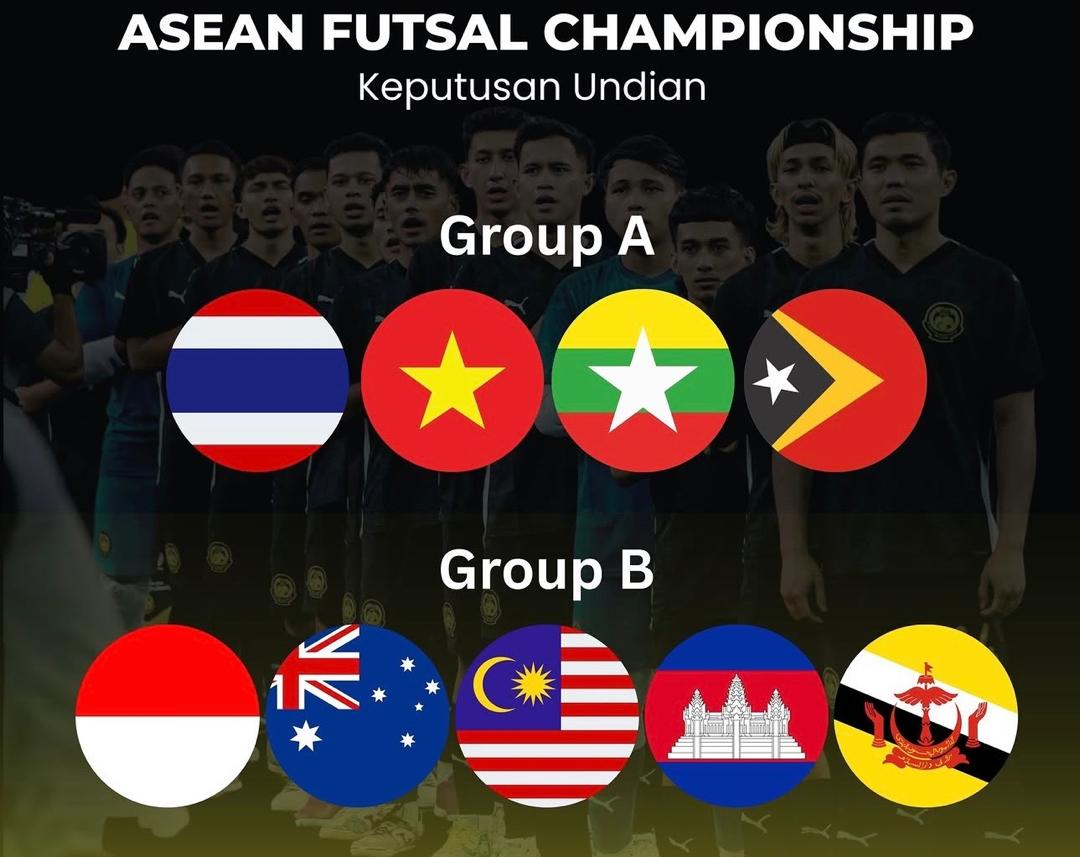 DERBI SERANTAU: MALAYSIA, INDONESIA HANGATKAN SAINGAN ASEAN FUTSAL