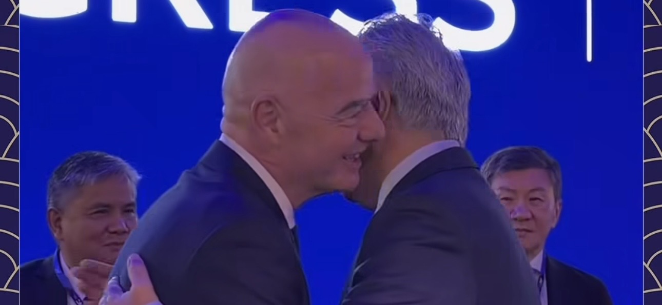 AFC UBAH HALUAN, SOKONG INFANTINO LAGI